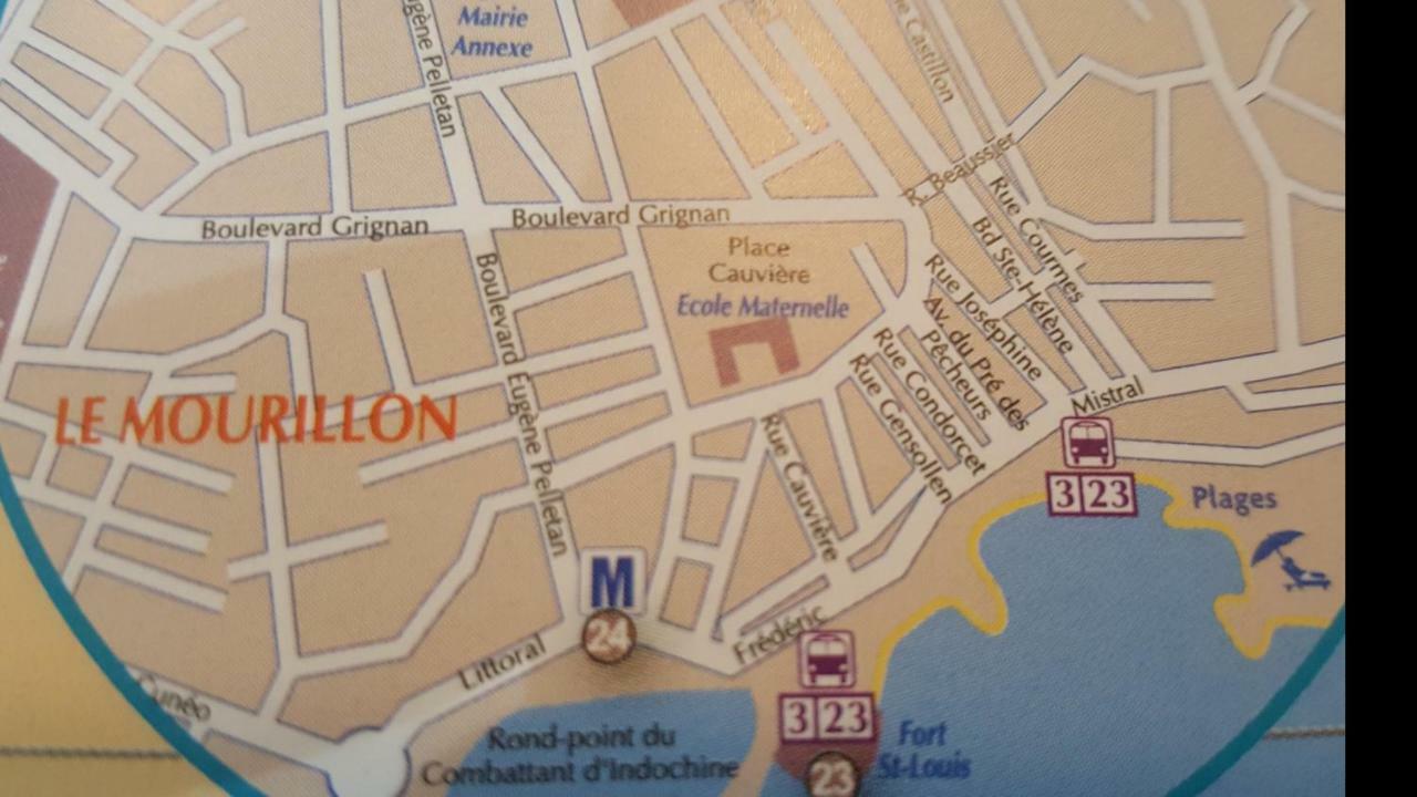 Ferienwohnung Mourillon Toulon Exterior foto